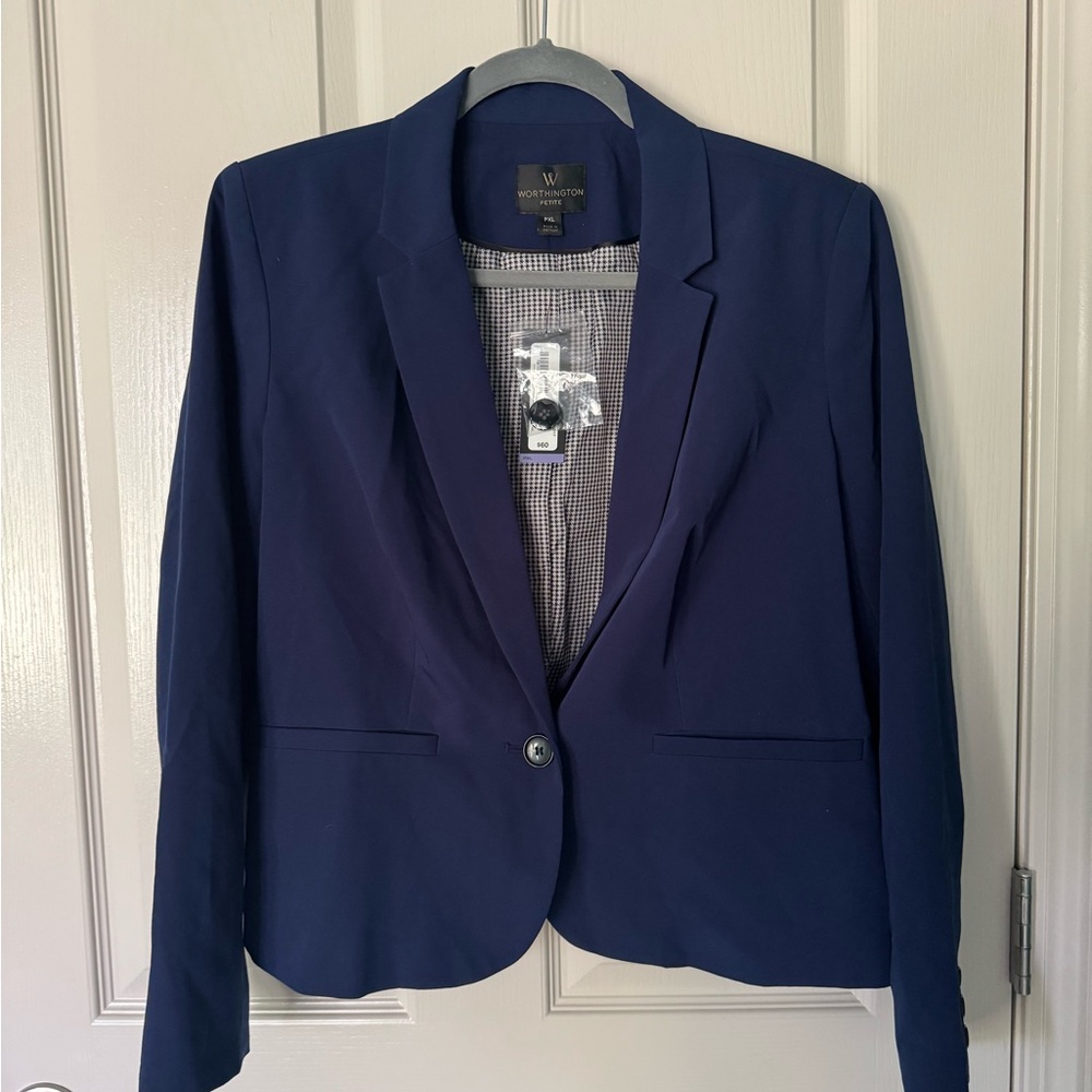 Worthington Dark Blue Women's Blazer